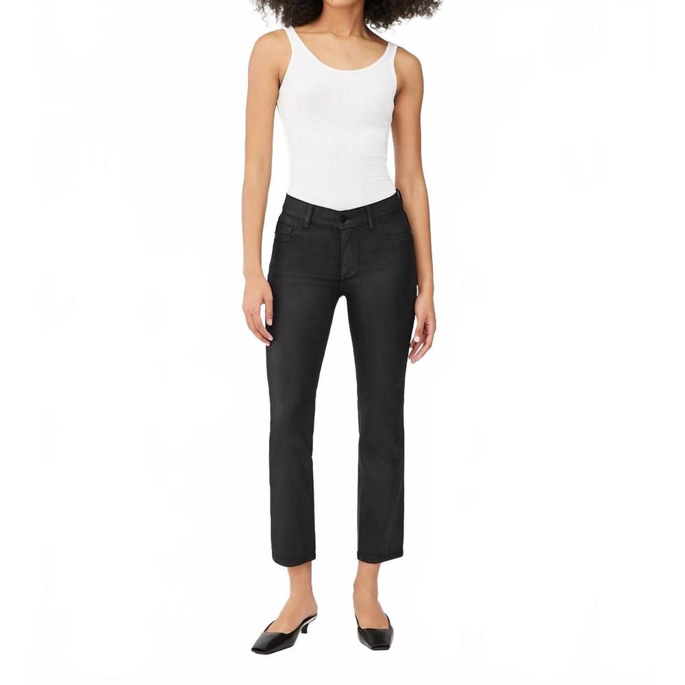 DL1961 Black Cropped Ankle Jeans